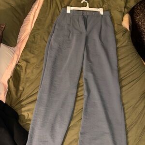 Abercrombie & Fitch Wide Leg Gray Pants